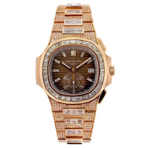 patek philippe nautilus gold rubber|patek philippe full diamond price.